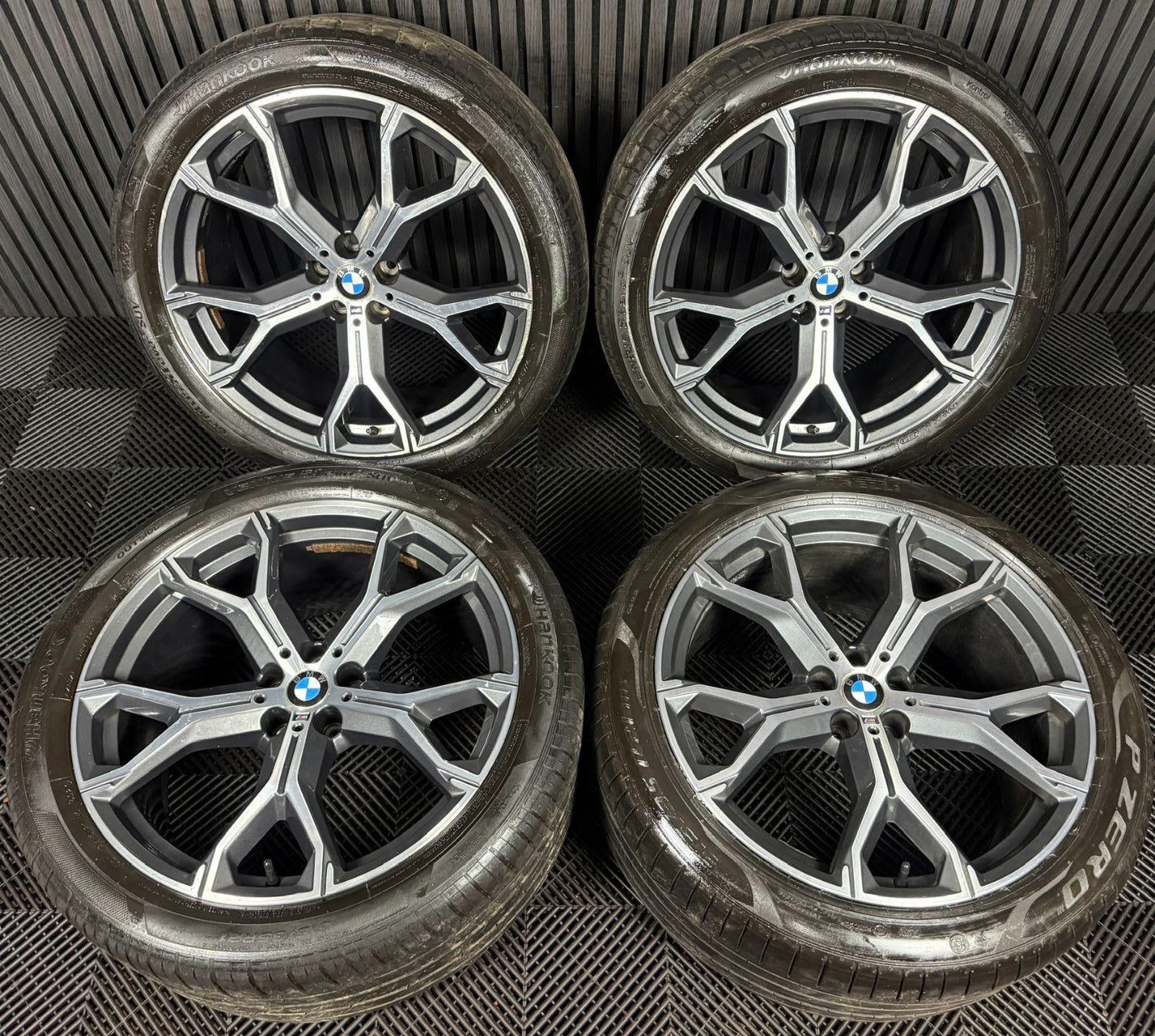 21'' GENUINE BMW X5 X6 G05 G06 741M M SPORT ALLOYS WHEELS ALLOYS TYRES