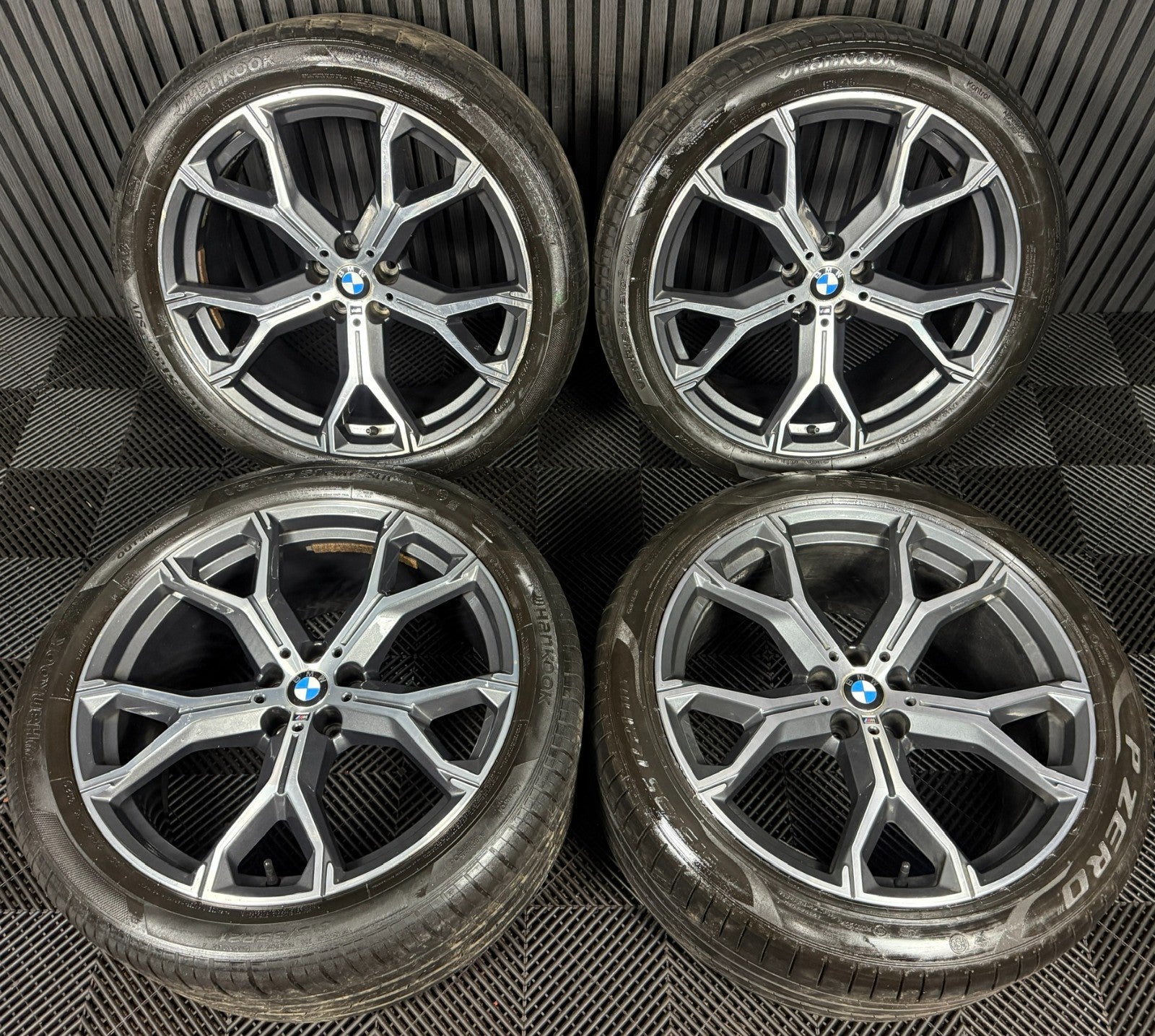 21'' GENUINE BMW X5 X6 G05 G06 741M M SPORT ALLOYS WHEELS ALLOYS TYRES