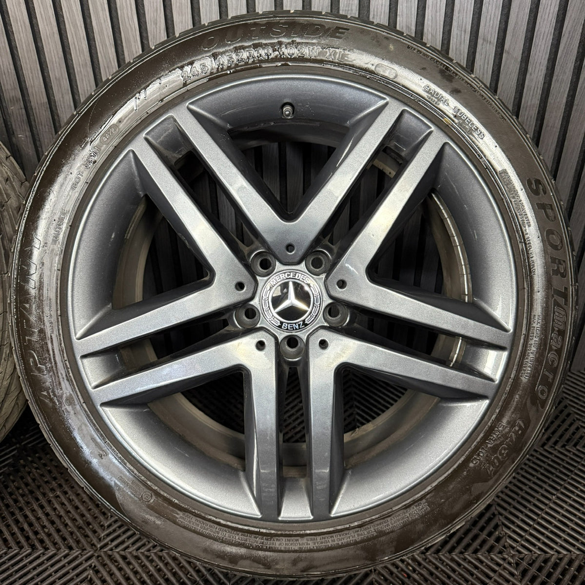 19'' Mercedes Vito V Class Alloy Wheels Tyres Grey W477 A4474011500 Genuine OEM
