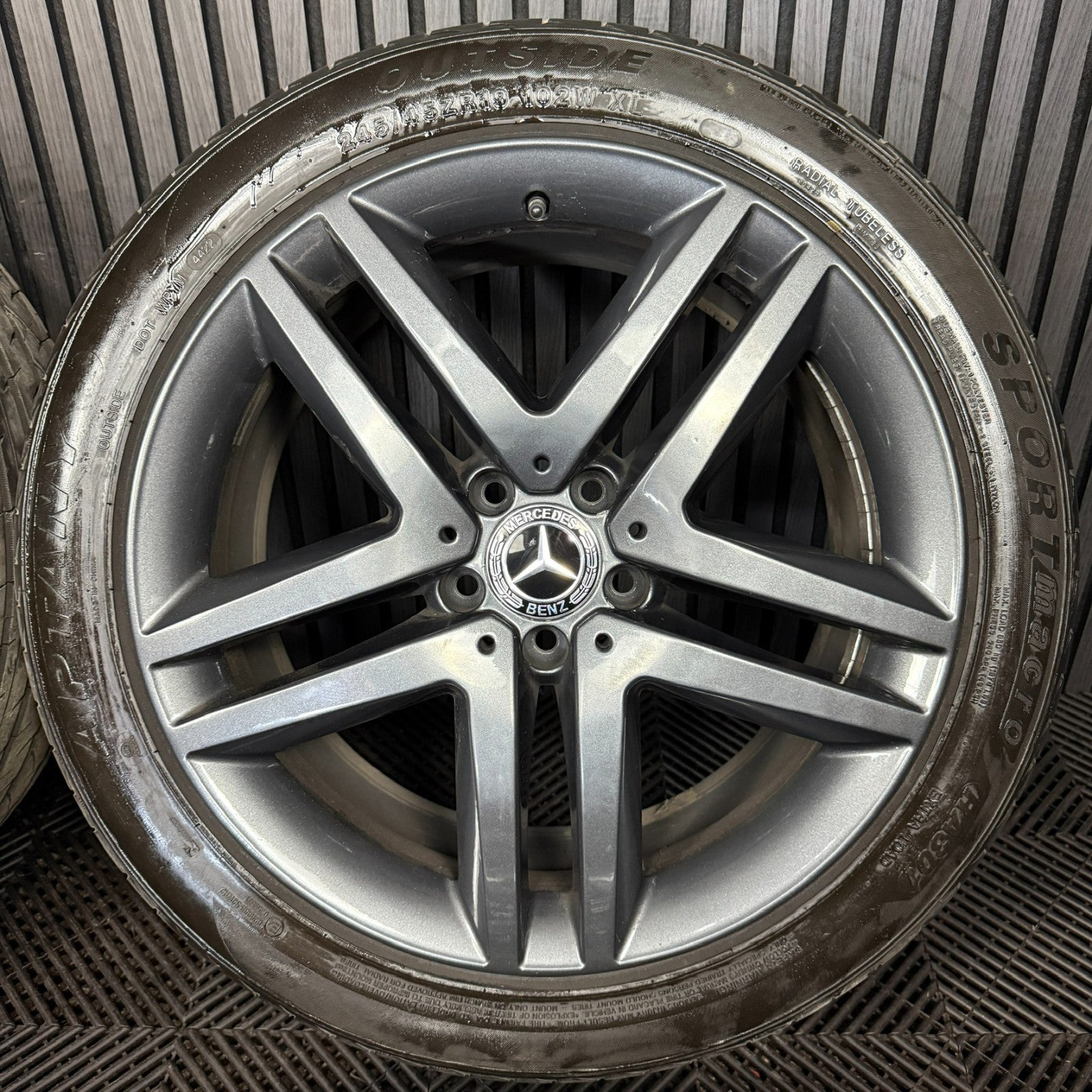 19'' Mercedes Vito V Class Alloy Wheels Tyres Grey W477 A4474011500 Genuine OEM