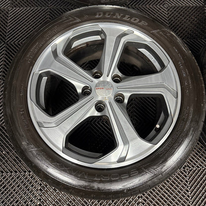18'' GENUINE VW TRANSPORTER T6 T6.1 T5 SPORTLINE ALLOY WHEELS TYRES ZGB7HZ071496