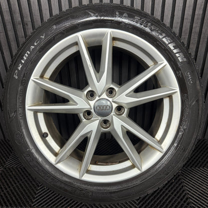 1X 18'' GENUINE AUDI Q2 S LINE 5 DOUBLE SPOKE ALLOY WHEEL TYRE 81A601025F
