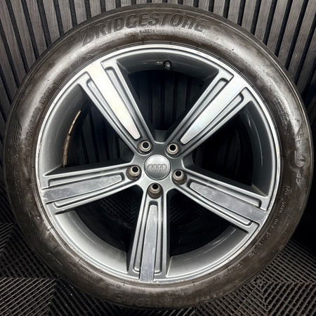 19’’ Audi A8 Grey DC 5 Spoke D5 4n Alloy Wheels Tyres 4N0601025N Genuine