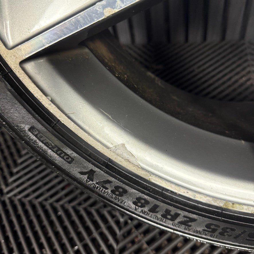 1X 18'' GENUINE VW AUDI A1 8X1 ALLOY WHEEL TYRE SINGLE 8XA601025F 7.5J ET37.5
