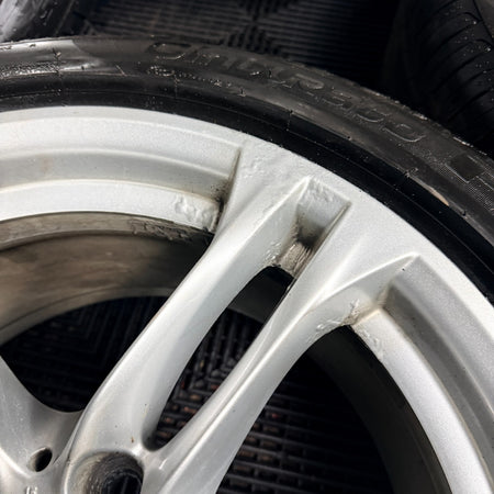 18'' BMW 5 Series 613 Silver M Sport F10 F11 Alloy Wheels Tyres Alloys Genuine