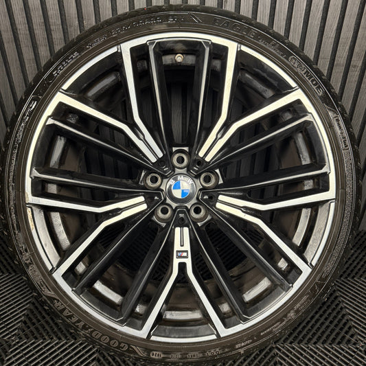 1X 20'' GENUINE BMW 5 SERIES 846 M G30 G31 SPORT ALLOY WHEEL REAR 8747237