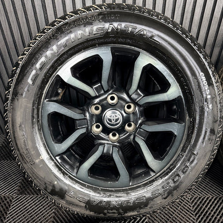 18'' Toyota Hilux Invincible X Grey Black Wheels Tyres Alloys 42611YP100 Genuine