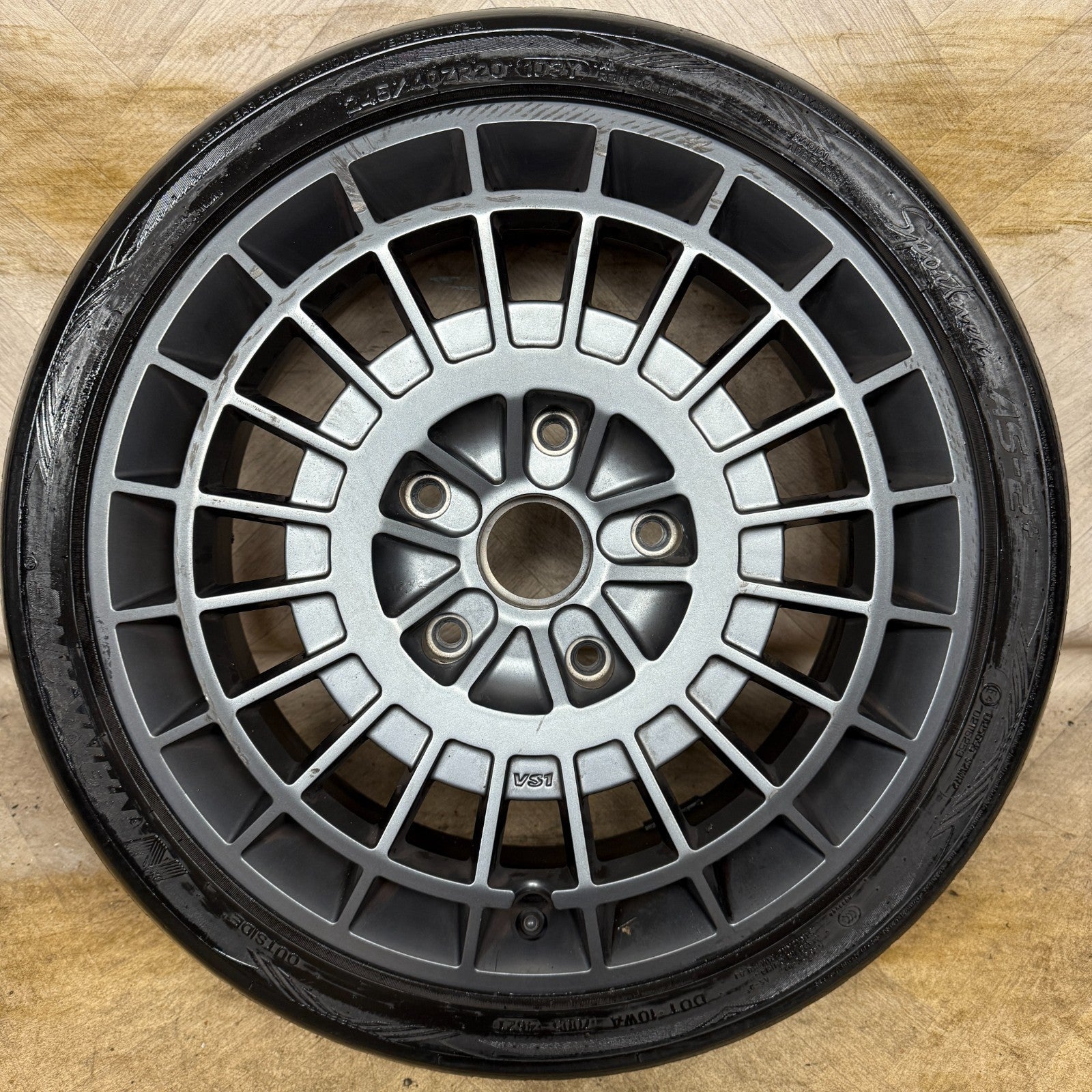 1X 20" FORD TRANSIT CUSTOM MOTION R VS1 MATT GREY ALLOY WHEEL SINGLE SPARE TYRE