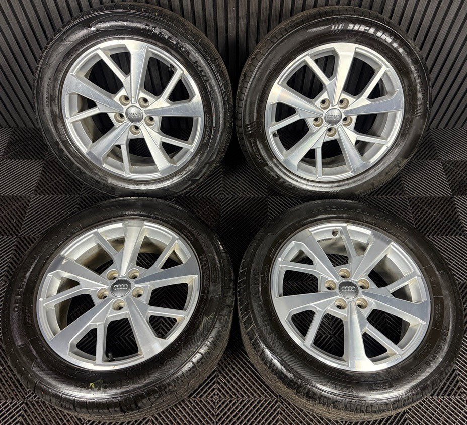 18'' GENUINE AUDI Q3 5 SPLIT SPOKE DC ALLOY WHEELS TYRE ALLOYS 83A601025J