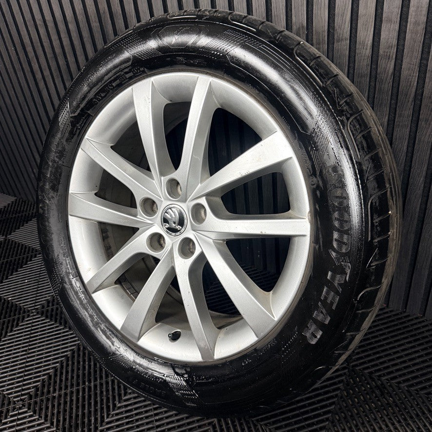 1X 18'' Skoda Kodiaq Elbrus Alloy Wheel Spare Tyre 565601025D Genuine