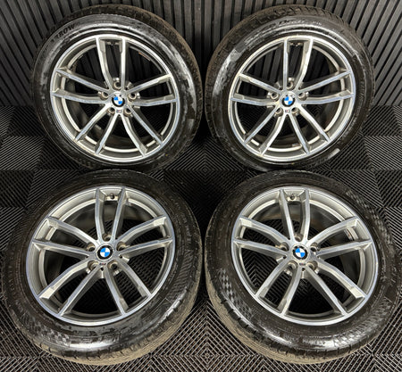18" GENUINE BMW 5 SERIES 4 662 GREY DC M SPORT G30 G31 ALLOY WHEELS TYRES ALLOYS