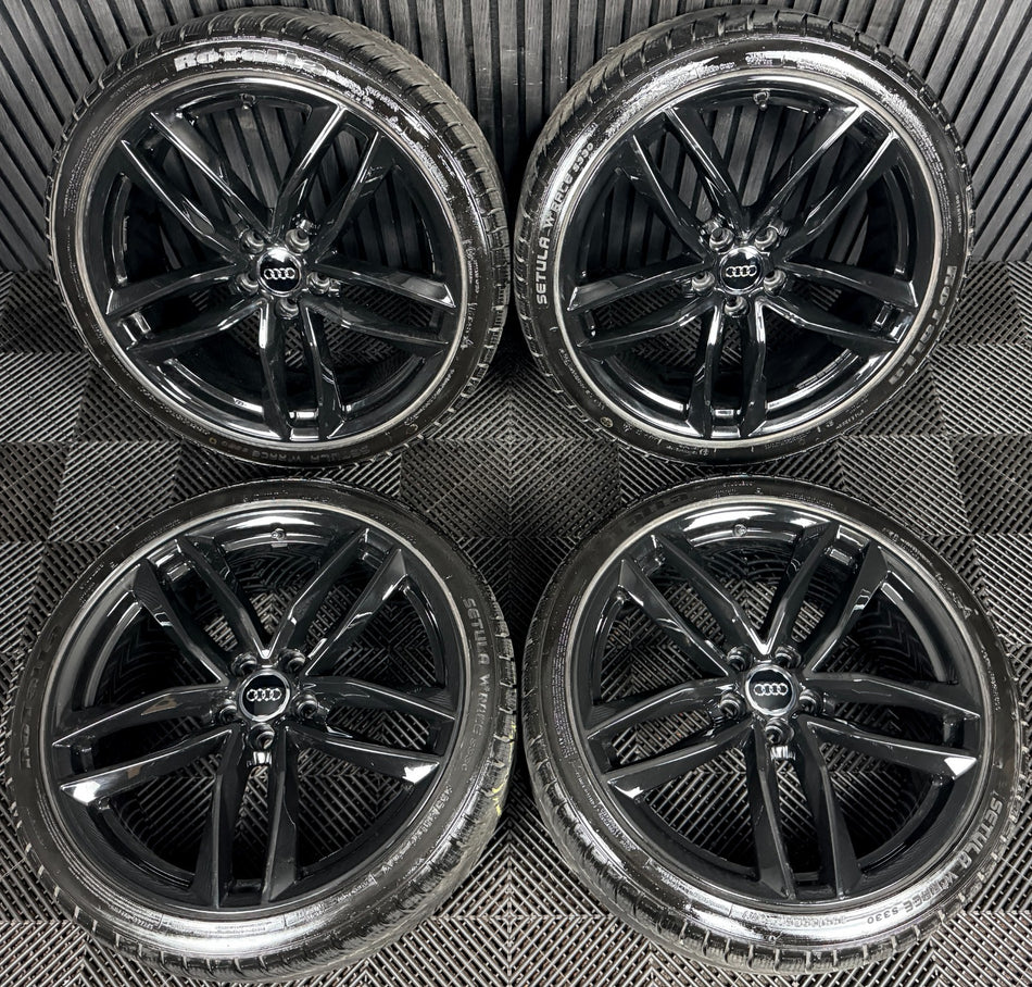 20'' Audi A6 C7 S Line Black Edition Alloy Wheel Winter Tyres 4G9601025M Genuine