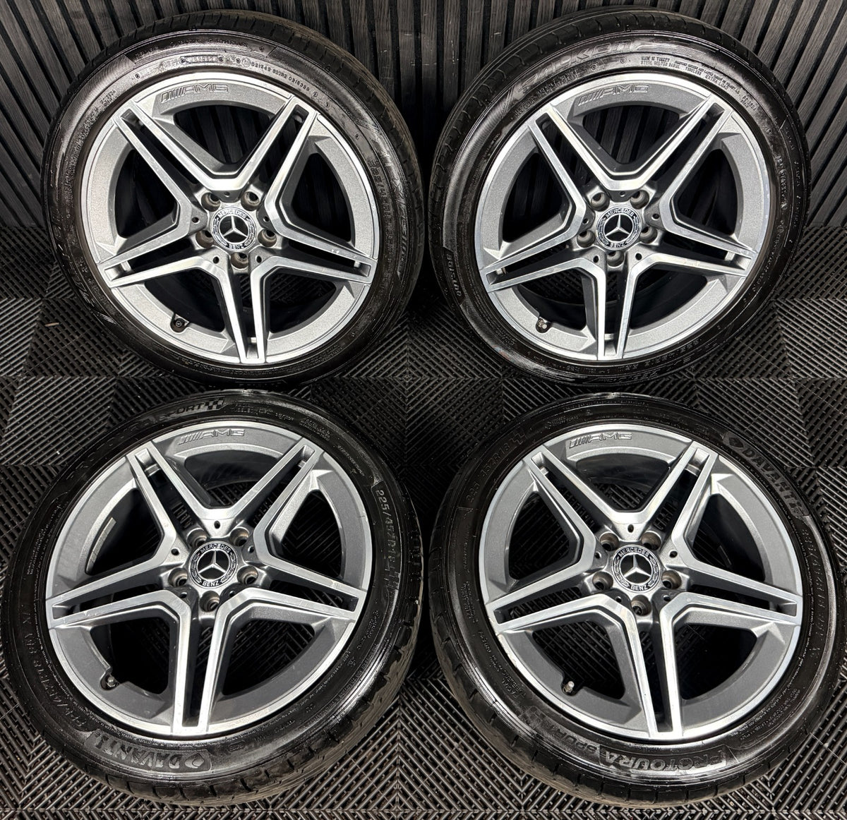 18'' Mercedes Amg A Class Cla B Alloy Wheels Tyres Alloys W177 Genuine