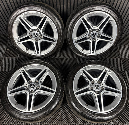 18'' Mercedes Amg A Class Cla B Alloy Wheels Tyres Alloys W177 Genuine