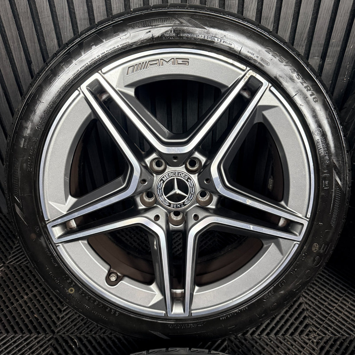 18'' Mercedes Amg A Class Cla B Alloy Wheels Tyres Alloys W177 Genuine