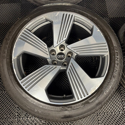 21'' GENUINE AUDI ETRON E-TRON DC ALLOY WHEELS TYRES ALLOYS Q7 4KE601025F