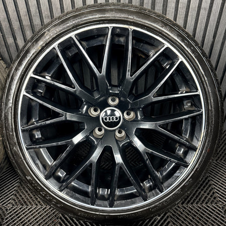 19'' Audi A5 S Line S5 Black Editions Wheel Alloys Tyres 8T0601025DL Genuine