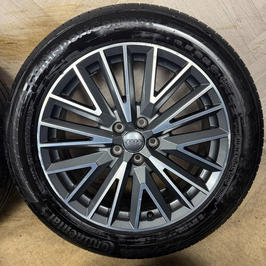 19'' GENUINE AUDI Q3 S LINE MULTISPOKE DC ALLOY WHEELS TYRE ALLOYS 83A601025L