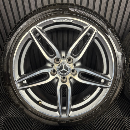 19'' GENUINE MERCEDES AMG E CLASS W213 ALLOY WHEELS SPORT BRIDGESTONE TYRES