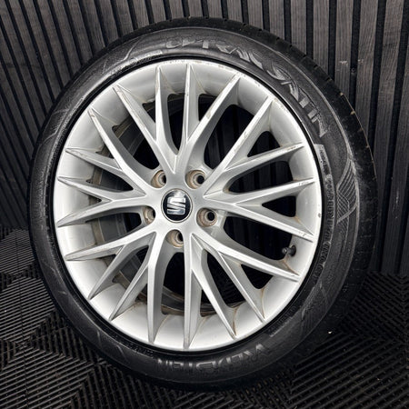 1X 17'' Seat Leon FR MK3 Alloy Wheel Tyre Single Genuine 5F0601025H