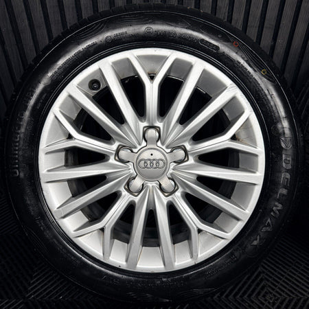 16'' Audi A3 Silver Multispoke Alloy Wheels Alloys Tyres 8V0601025BJ Genuine