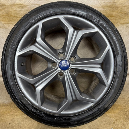 1X 18'' GENUINE FORD S MAX MK1 GREY TITANIUM X ALLOY WHEEL SINGLE AM2J1007DC
