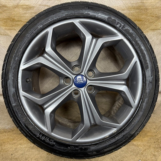 1X 18'' GENUINE FORD S MAX MK1 GREY TITANIUM X ALLOY WHEEL SINGLE AM2J1007DC