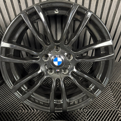 19" GENUINE BMW 3 SERIES 403 BLACK M SPORT F30 F31 F32 E90 E92 ALLOY WHEELS