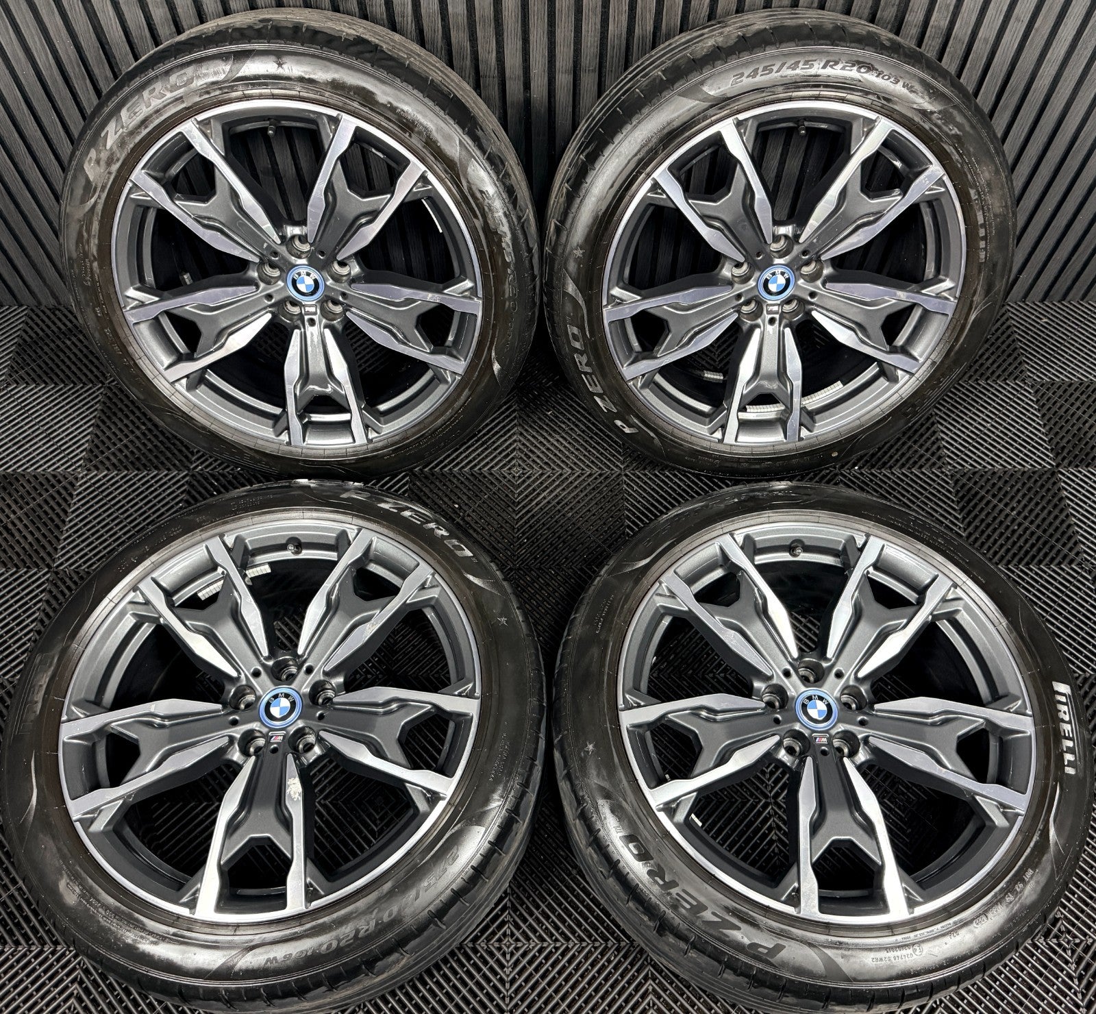20'' Bmw X3 X4 G01 G02 787 M Sport Alloy Wheels Tyres Alloys Genuine