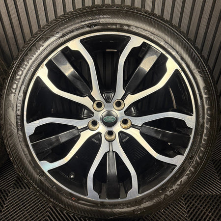 21" GENUINE RANGE ROVER SPORT LAND DISCOVERY WHEELS TYRES ALLOYS 5007 DK521007FA
