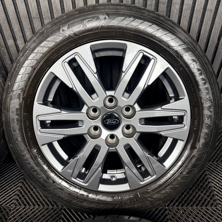 17" GENUINE FORD TRANSIT CUSTOM GREY ALLOY WHEELS TYRES MK9 2024 6X120