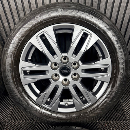17" GENUINE FORD TRANSIT CUSTOM GREY ALLOY WHEELS TYRES MK9 2024 6X120