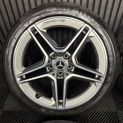 18'' GENUINE MERCEDES AMG A CLASS CLA B ALLOY WHEELS TYRES ALLOYS W177 5X112