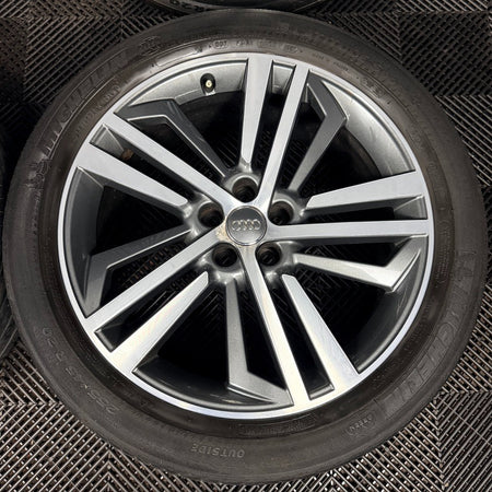 20'' Audi Q5 S Line Grey DC 5 Triple Spoke Alloy Wheels Tyres 80A601025F Genuine