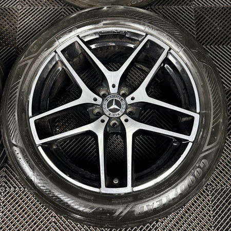 19'' Mercedes AMG GLC Black DC Sport Alloy Wheels Tyres Genuine A2534011800