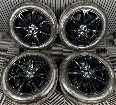 20'' Range Rover Velar 7014 Black Land Alloy Wheels Tyres J8A2-1007-FA Genuine