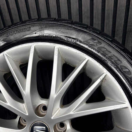 1X 17'' Seat Leon FR MK3 Alloy Wheel Tyre Single Genuine 5F0601025H