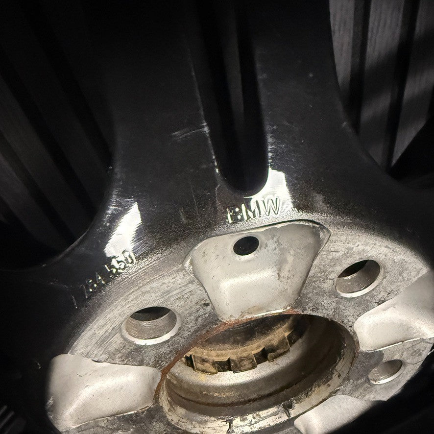 1X 19" GENUINE BMW M3 M4 M2 F80 F82 F83 F87 M 437 ALLOY WHEEL 2284550 FRONT TYRE