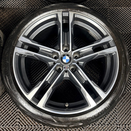 18'' BMW 1 Series 819 Grey M Sport 2 F40 F44 Alloy Wheels Tyres 8092352 Genuine
