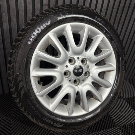 1X 16'' GENUINE MINI COOPER ONE D 495 VICTORY F55 F56 ALLOY WHEEL TYRE 6855104