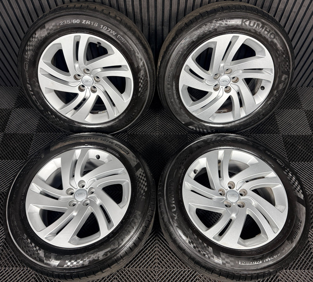 18'' Range Rover Evoque Silver Discovery Sport Land Alloy Wheels Tyres Genuine
