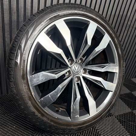 1X 20'' VW Tiguan Suzuka R Line 5NA601025G Grey DC Alloy Tyre Wheel Genuine