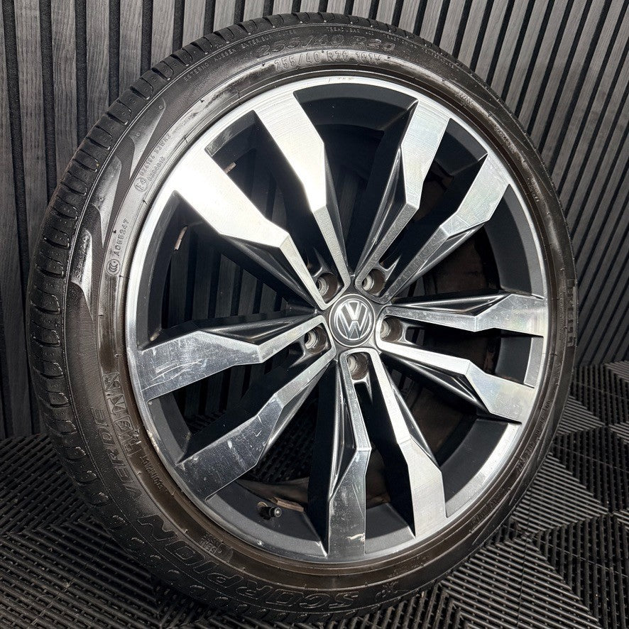 1X 20'' VW Tiguan Suzuka R Line 5NA601025G Grey DC Alloy Tyre Wheel Genuine