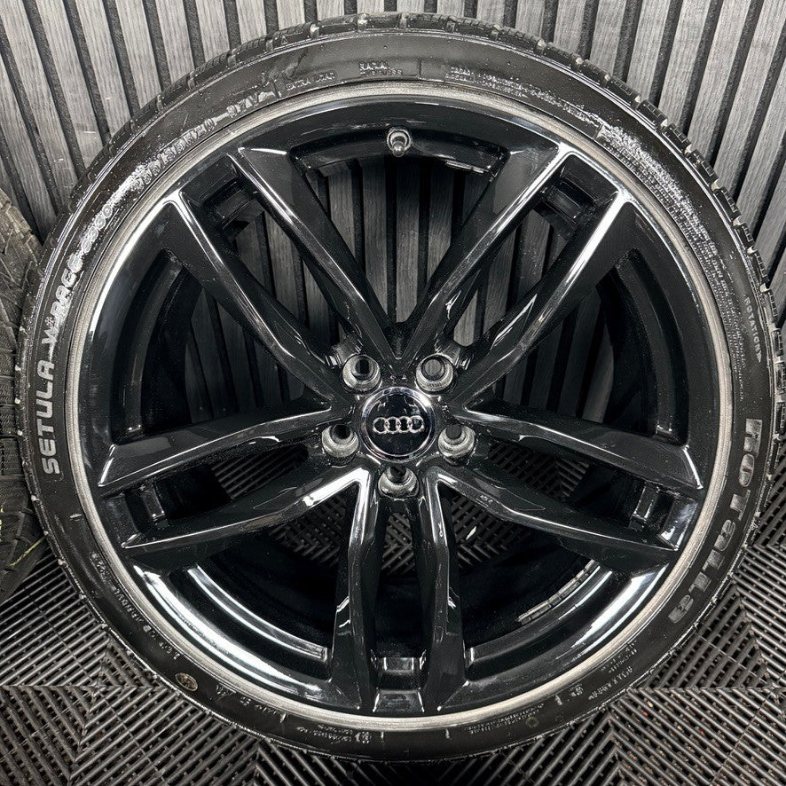 20'' Audi A6 C7 S Line Black Edition Alloy Wheel Winter Tyres 4G9601025M Genuine