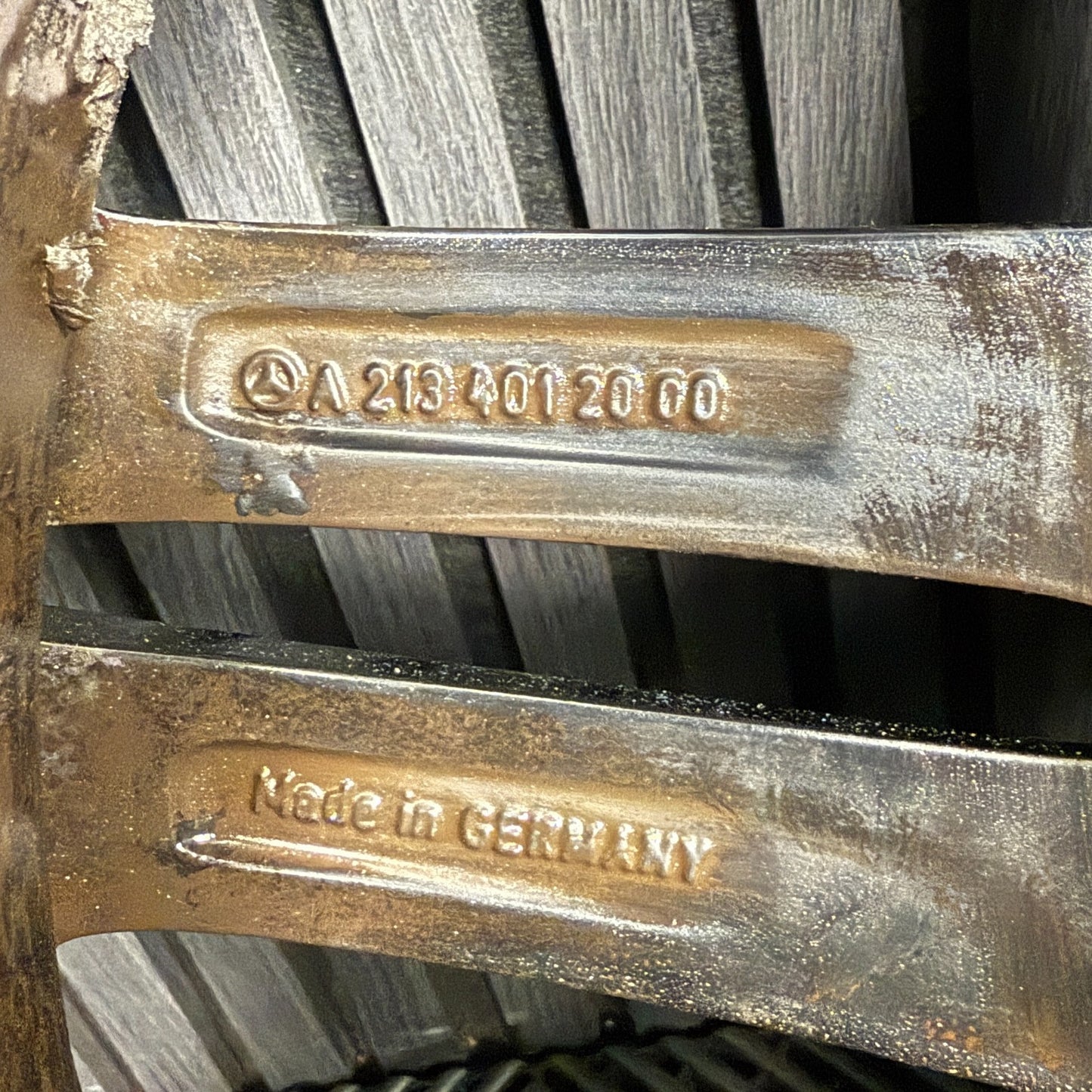 1X 19" GENUINE AMG MERCEDES E CLASS BLACK ALLOY WHEEL W213 A2134012000 FRONT