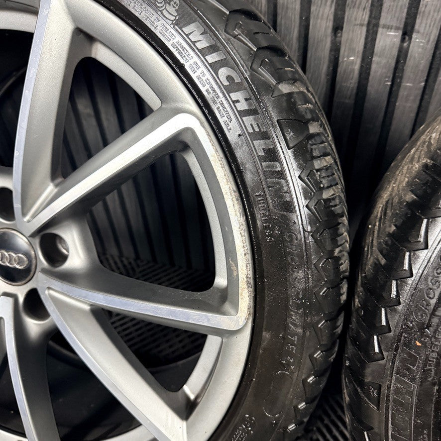 19'' Audi A4 S Line Grey DC B8 B9 Alloy Wheels Alloys Tyres 8W0601025BD Genuine