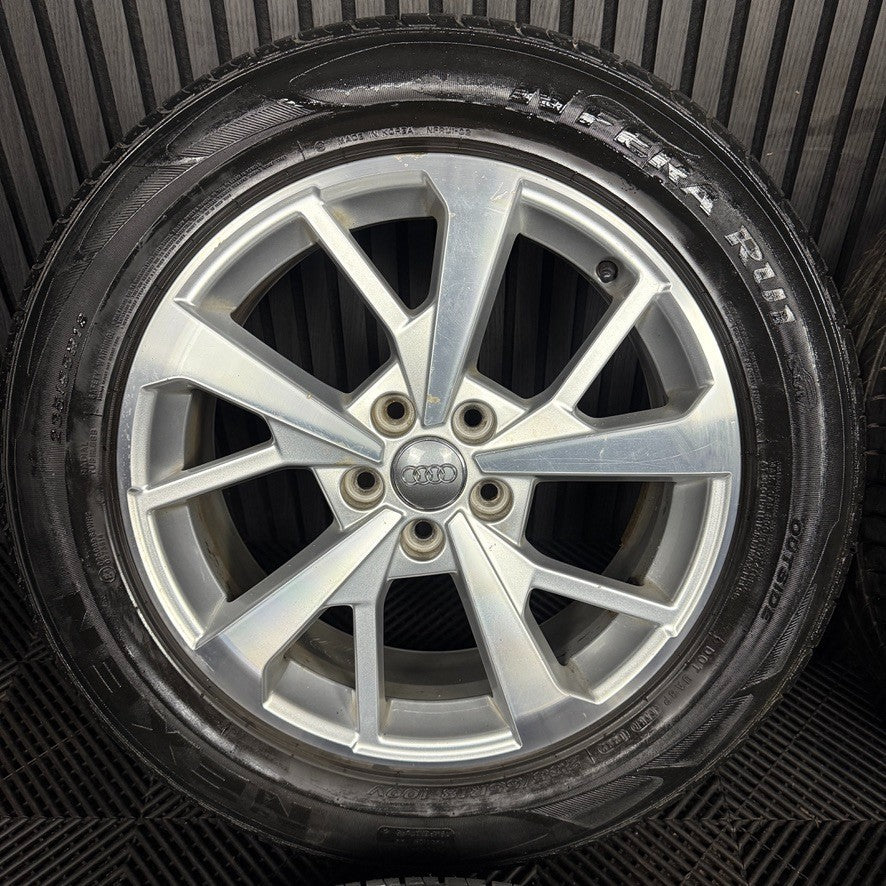 18'' GENUINE AUDI Q3 5 SPLIT SPOKE DC ALLOY WHEELS TYRE ALLOYS 83A601025J