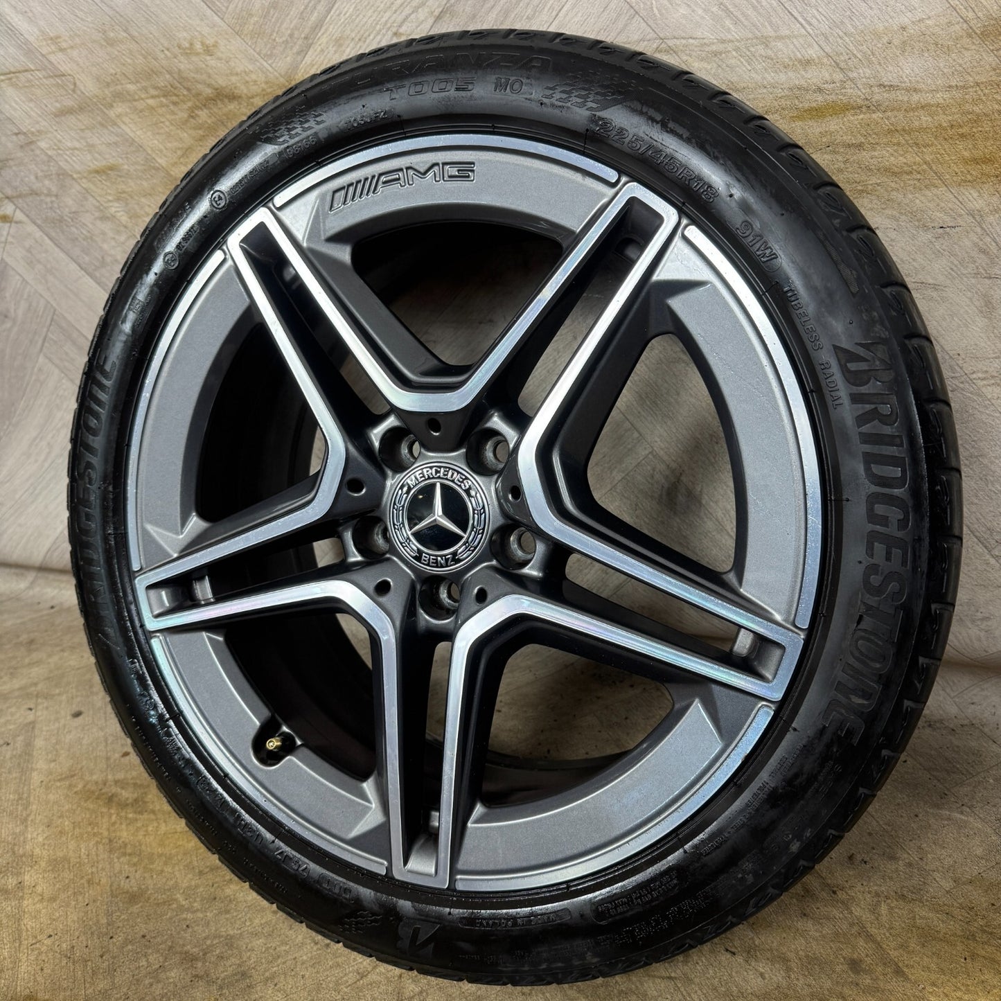 1X 18'' GENUINE AMG MERCEDES A CLASS CLA W177 SPORT ALLOY WHEEL TYRE A1774011500
