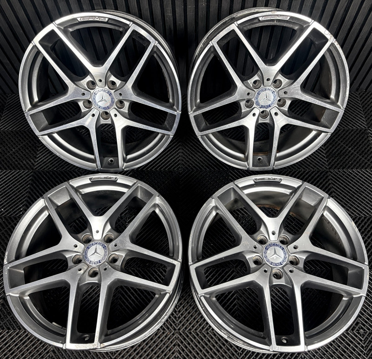 19'' Mercedes AMG GLC Grey DC Sport Alloy Wheels 5X112 Genuine A2534011800