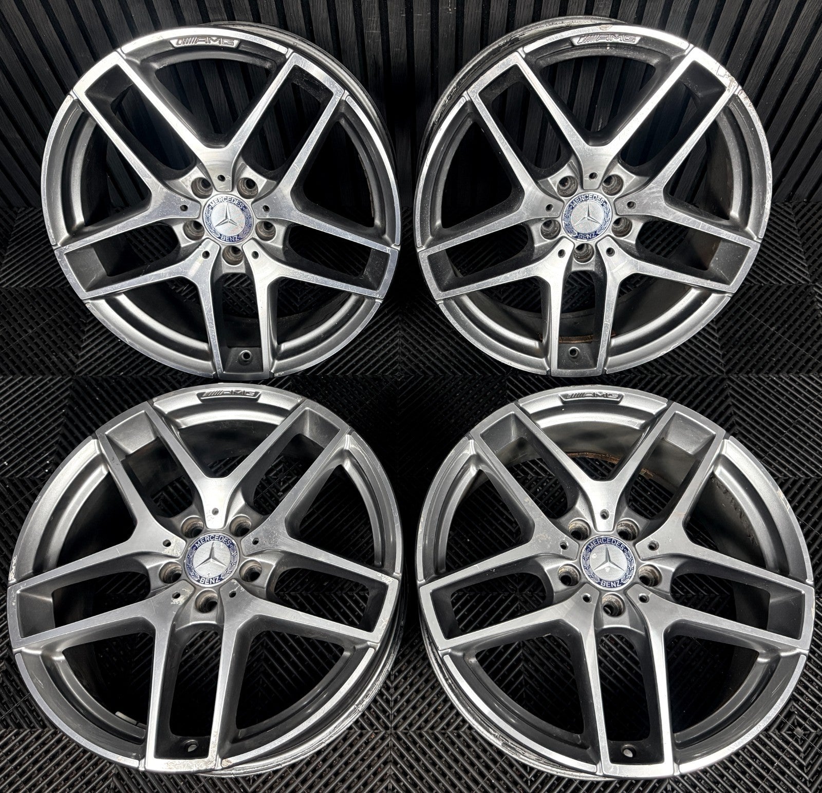 19'' Mercedes AMG GLC Grey DC Sport Alloy Wheels 5X112 Genuine A2534011800